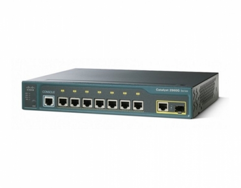 WS-C2960G-8TC-L - Switch Cisco Catalyst 2960 8 port Gigabit