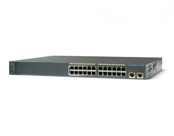 WS-C2960-24LT-L - Switch Cisco Catalyst 2960 24 port PoE