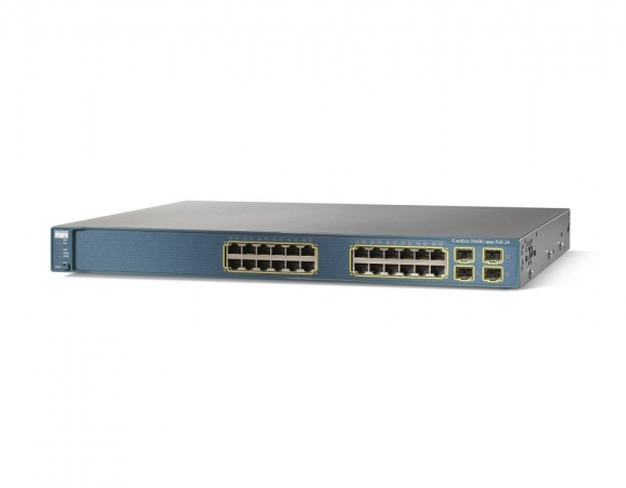 WS-C3560G-24PS-E - Switch Cisco Catalyst 24 port Gigabit PoE