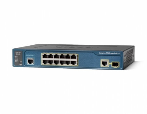 WS-C3560-12PC-S - Switch Cisco Catalyst 12 port PoE