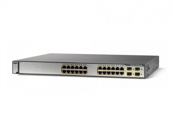 WS-C3750G-24TS-S1U - Switch Cisco Catalyst 24 port Gigabit