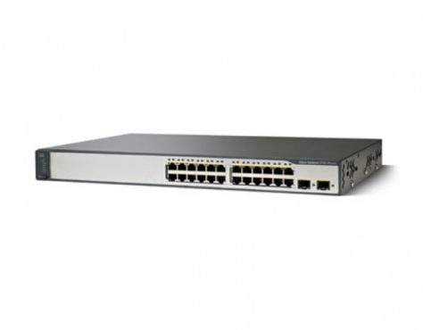 WS-C3750V2-24TS-E - Switch Cisco Catalyst 24 port