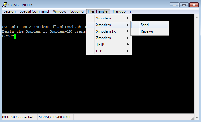 Transfert de l'image d'IOS Cisco 2