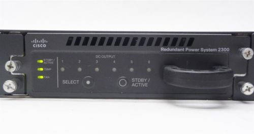 Leds et boutons Select et Standby du RPS Cisco