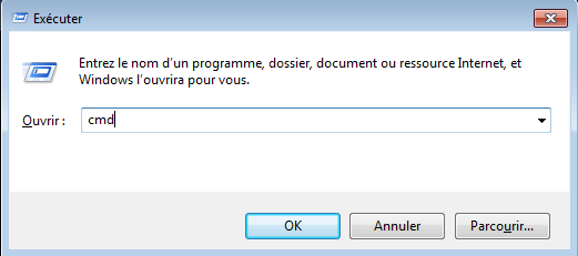 Accéder au terminal du PC sur Windows